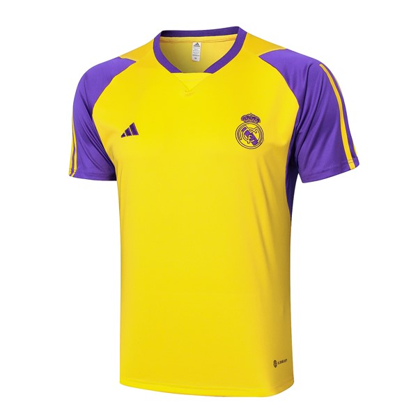 Camiseta Entrenamiento Real Madrid 2024/2025 Amarillo Purpura